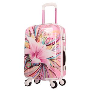 Hard Case Pink Luggage Bags With Customized Design