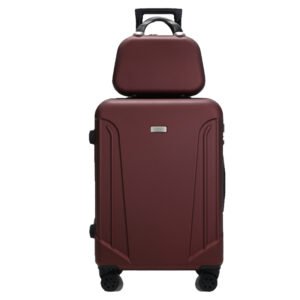 Hard Case ABS Zipper Suitcase Bags With Small Box