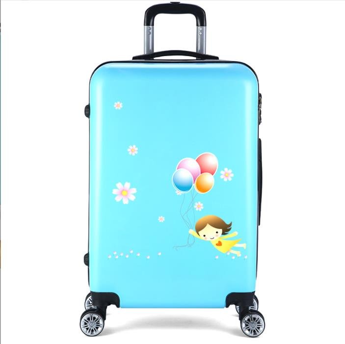 Flat Surface Pattern Customized Suitcase Luggage Sets With Password Lock - Image 2