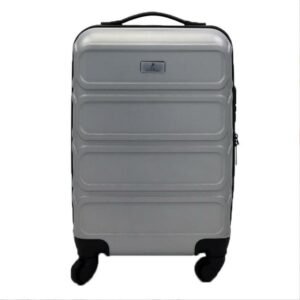 Hard Housing Gray Suitcase With Mute Universal Wheels