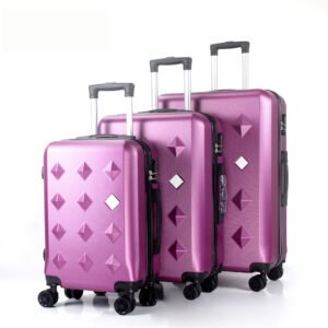 Hard Case ABS 3PIECES Suitcase Sets With Lock