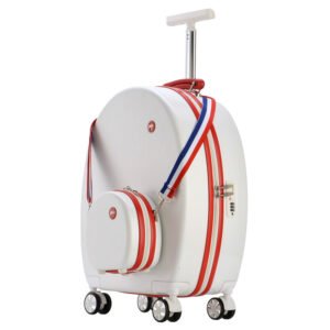 Ins Cute Flat Pink Girl Carry On Suitcase With Wheels