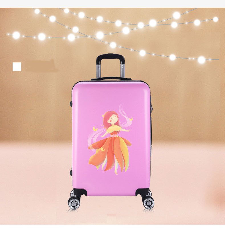 Flat Surface Pattern Customized Suitcase Luggage Sets With Password Lock - Image 7