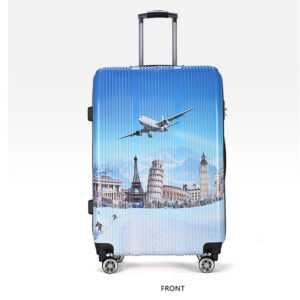 Hard Case Full Printed Customized Suitcase Luggage 3Sets