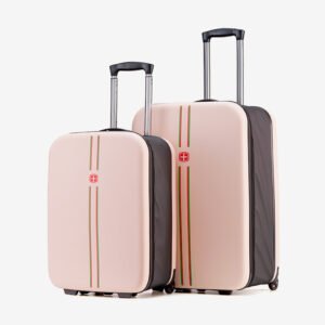 Hard Case Foldable Suitcase Luggage Set With Two Wheels