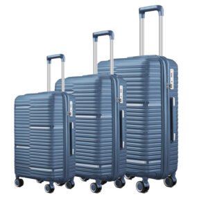 Hard Case PP Suitcase Sets 3pieces With Luxury Lining