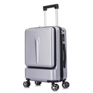 Hard Case ABS Business Luggage Bags With Front Opening Back Opening