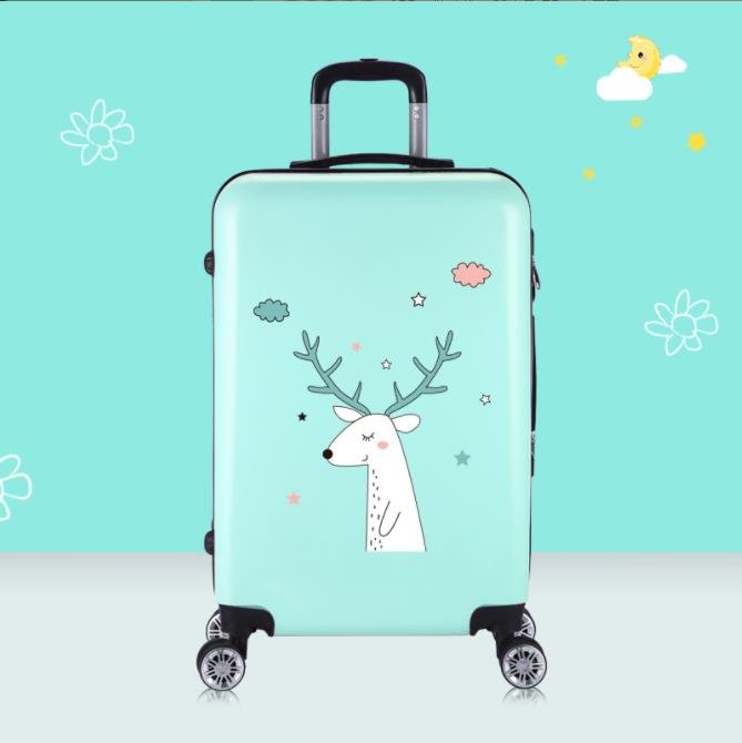 Flat Surface Pattern Customized Suitcase Luggage Sets With Password Lock - Image 6