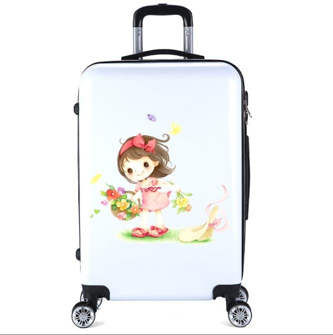 Flat Surface Pattern Customized Suitcase Luggage Sets With Password Lock - Image 4