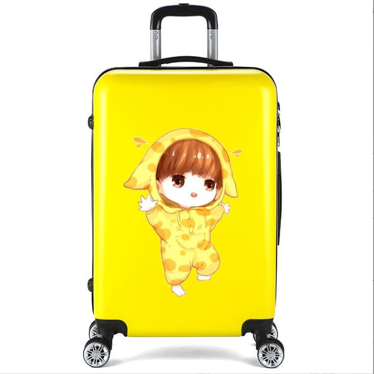 Flat Surface Pattern Customized Suitcase Luggage Sets With Password Lock - Image 3