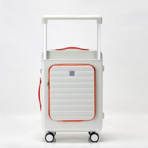 Luxury Wide Trolley Luggage With Back Opening