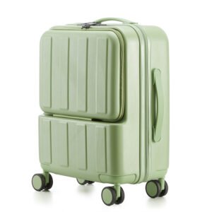 Hard Case Travel Business Luggage Bags With USB Charger Port