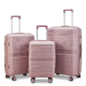 High Quality PP Suitcase Hard Case Travel Luggage Suitcase Set
